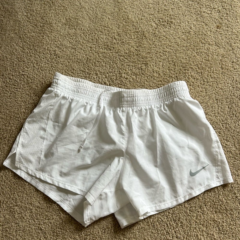 Nike Women's White Athletic Shorts